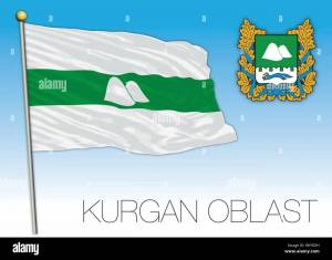 Раскраска флаг курганской области #13 #541144