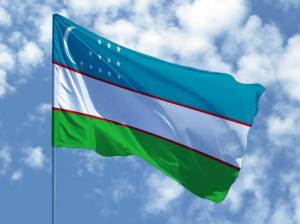 Раскраска флаг узбекистана #3 #541489