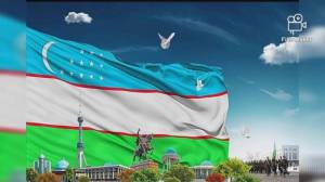 Раскраска флаг узбекистана #22 #541508