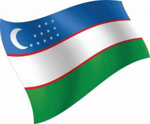 Раскраска флаг узбекистана #29 #541515