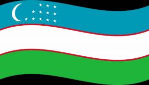 Раскраска флаг узбекистана #31 #541517