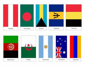 Раскраска флаги стран мира для детей #6 #541707