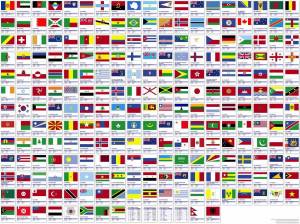 Раскраска флаги стран мира для детей #19 #541720