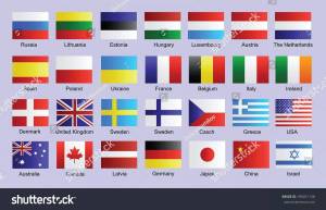 Раскраска флаги стран мира для детей #30 #541731