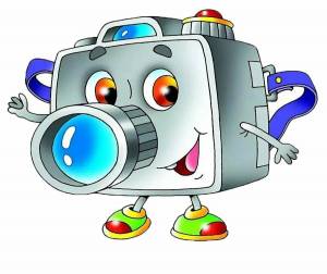 Раскраска фотоаппарат для детей #1 #543859