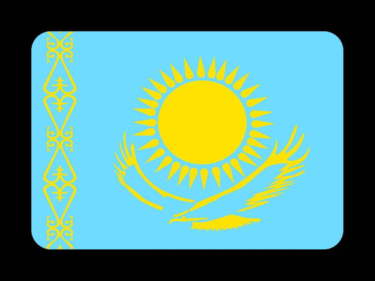 Флаг казахстана для детей #5