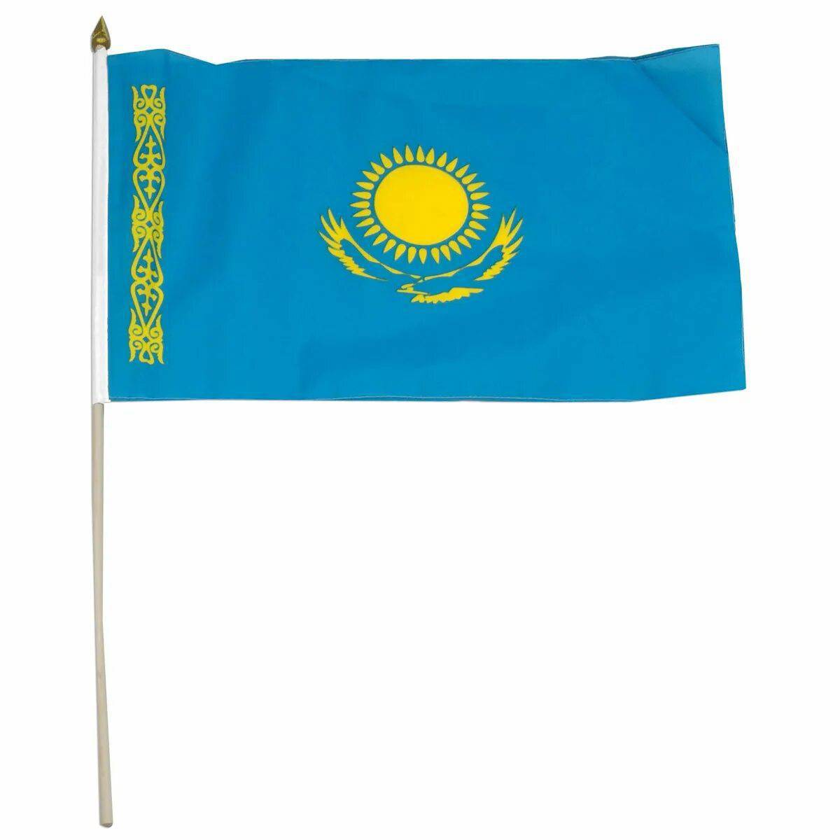 Флаг казахстана для детей #6