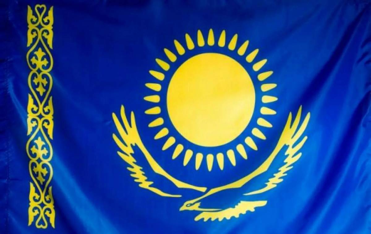 Флаг казахстана для детей #11