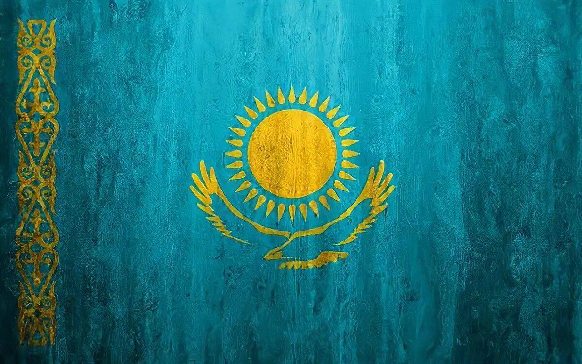 Флаг казахстана для детей #17