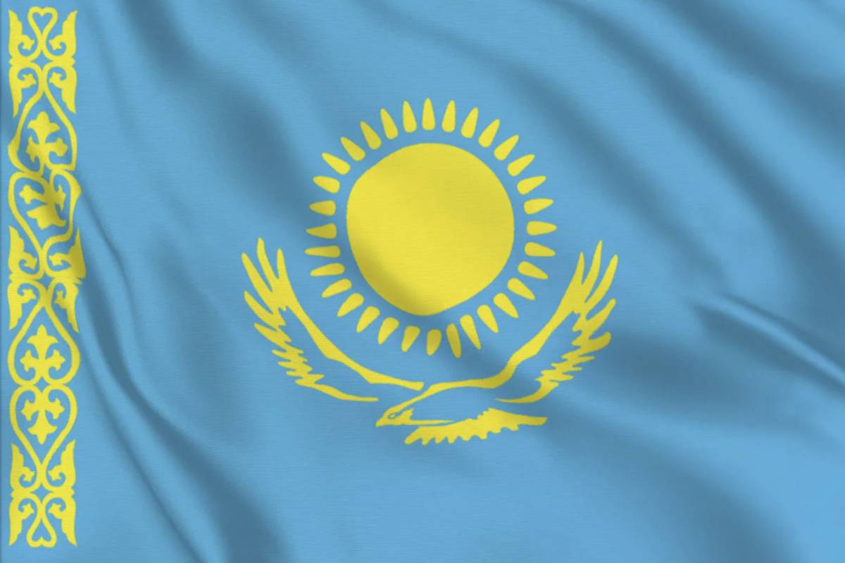Флаг казахстана для детей #29