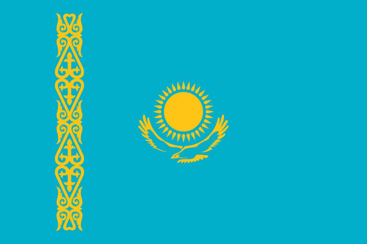 Флаг казахстана для детей #36