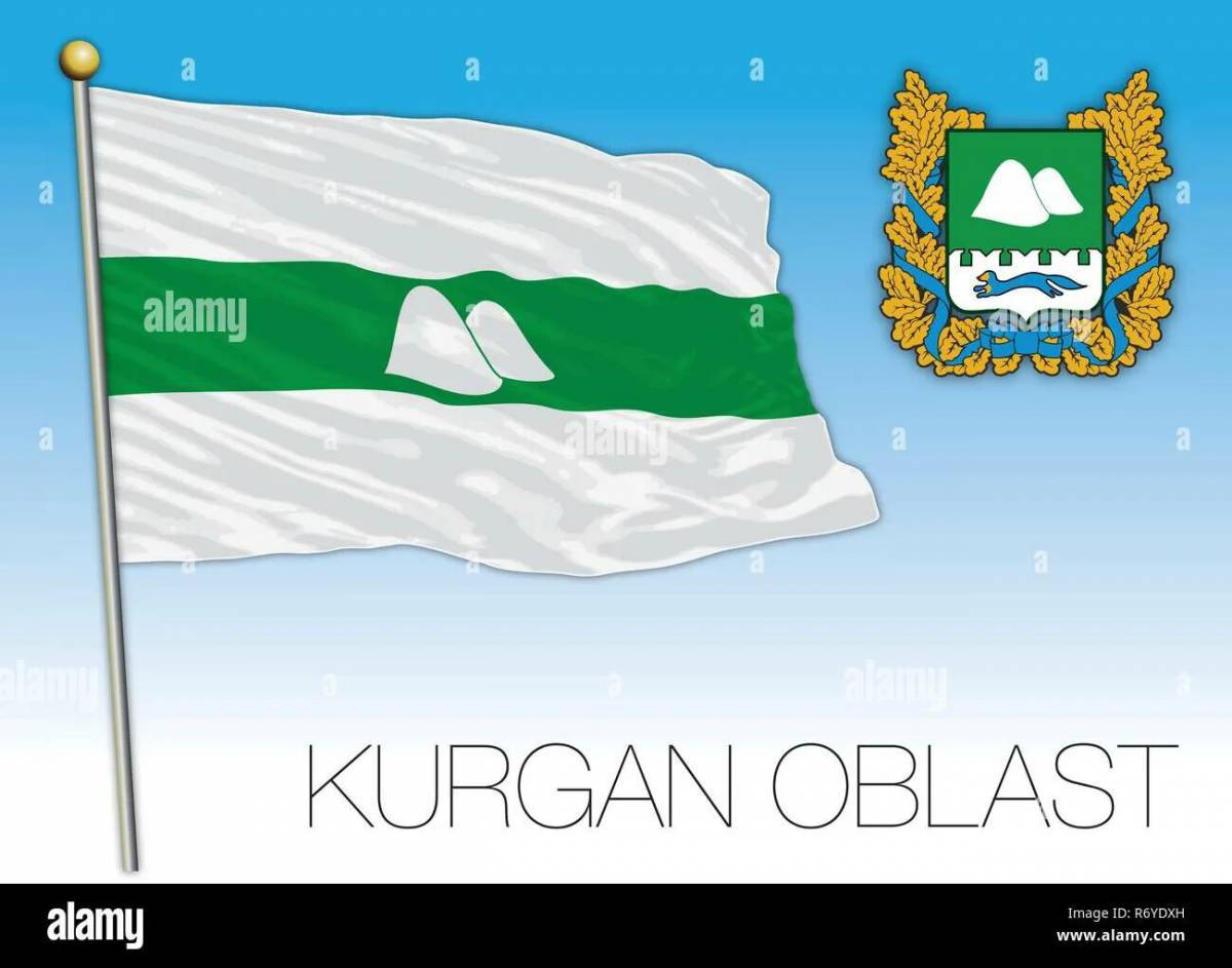 Флаг курганской области #13