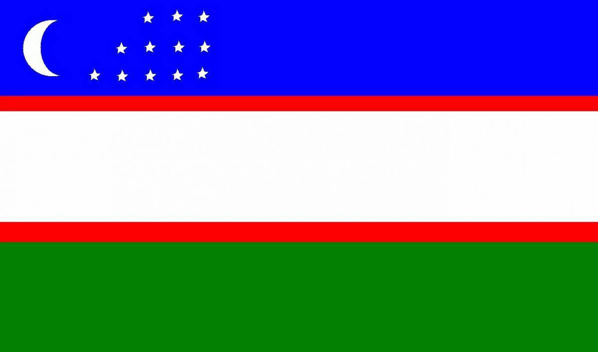 Флаг узбекистана #2