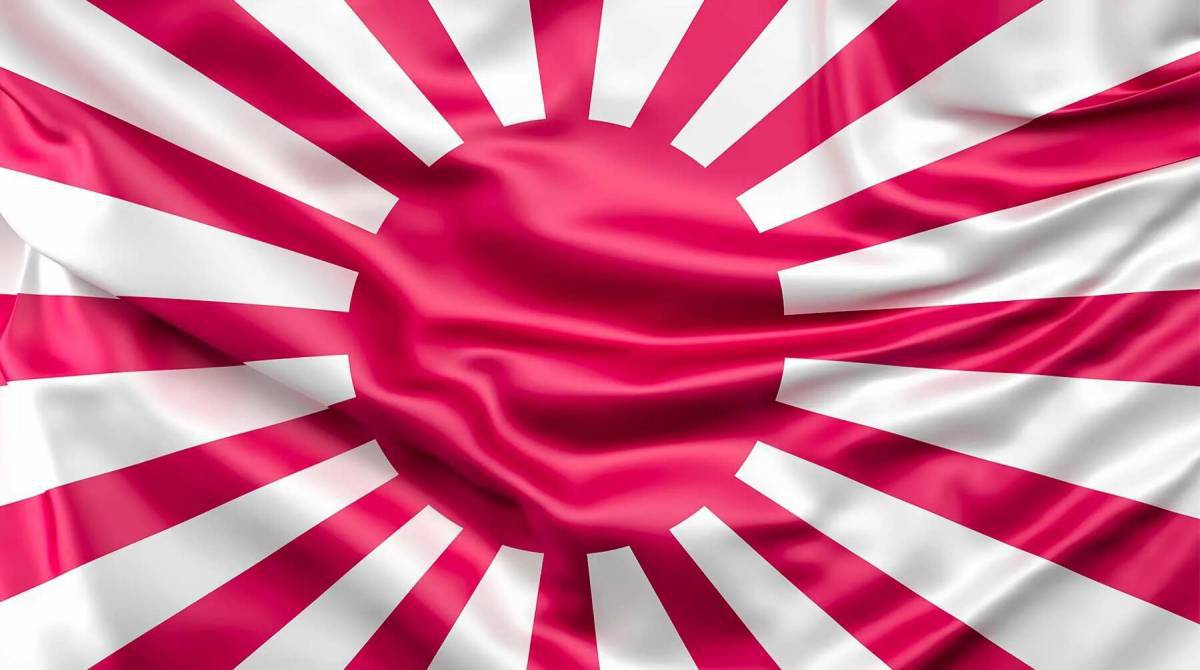 Флаг японии #4