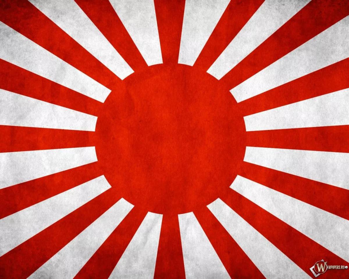 Флаг японии #10