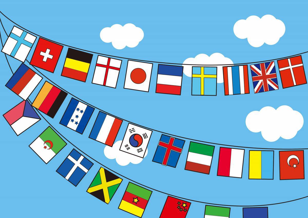 Флаги стран мира для детей #8