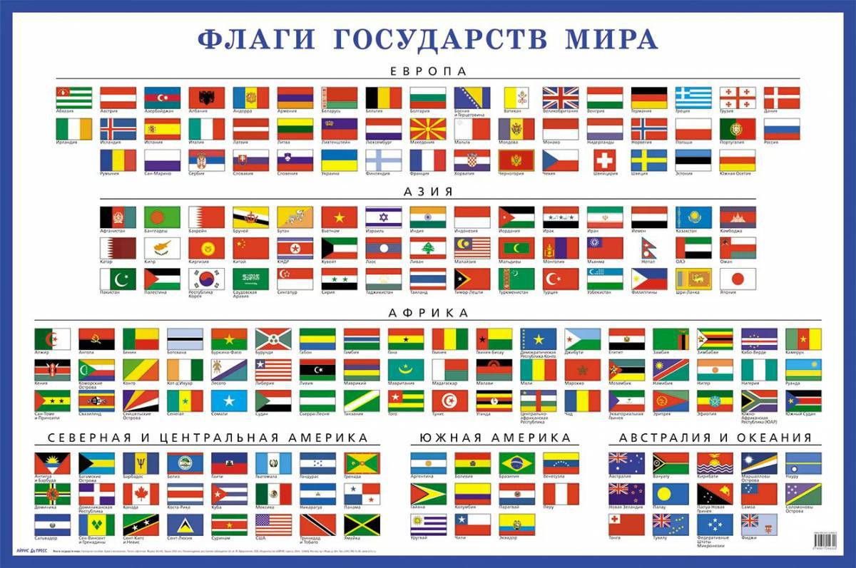 Флаги стран мира для детей #9