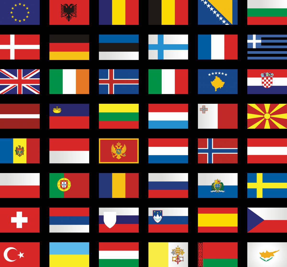 Флаги стран мира для детей #17