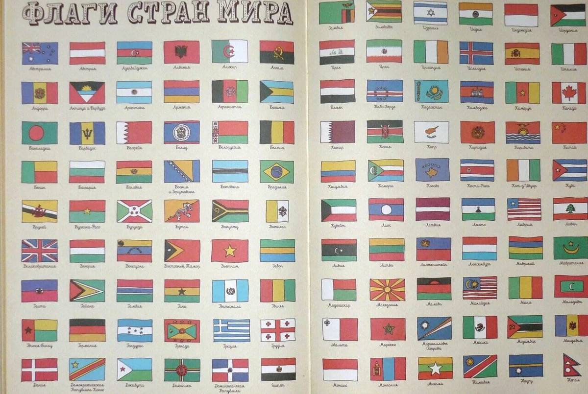 Флаги стран мира для детей #22