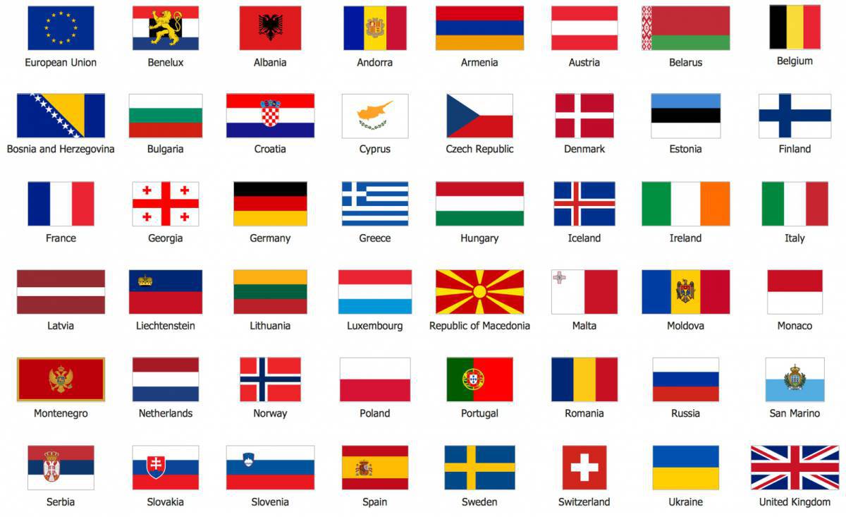 Флаги стран мира для детей #28