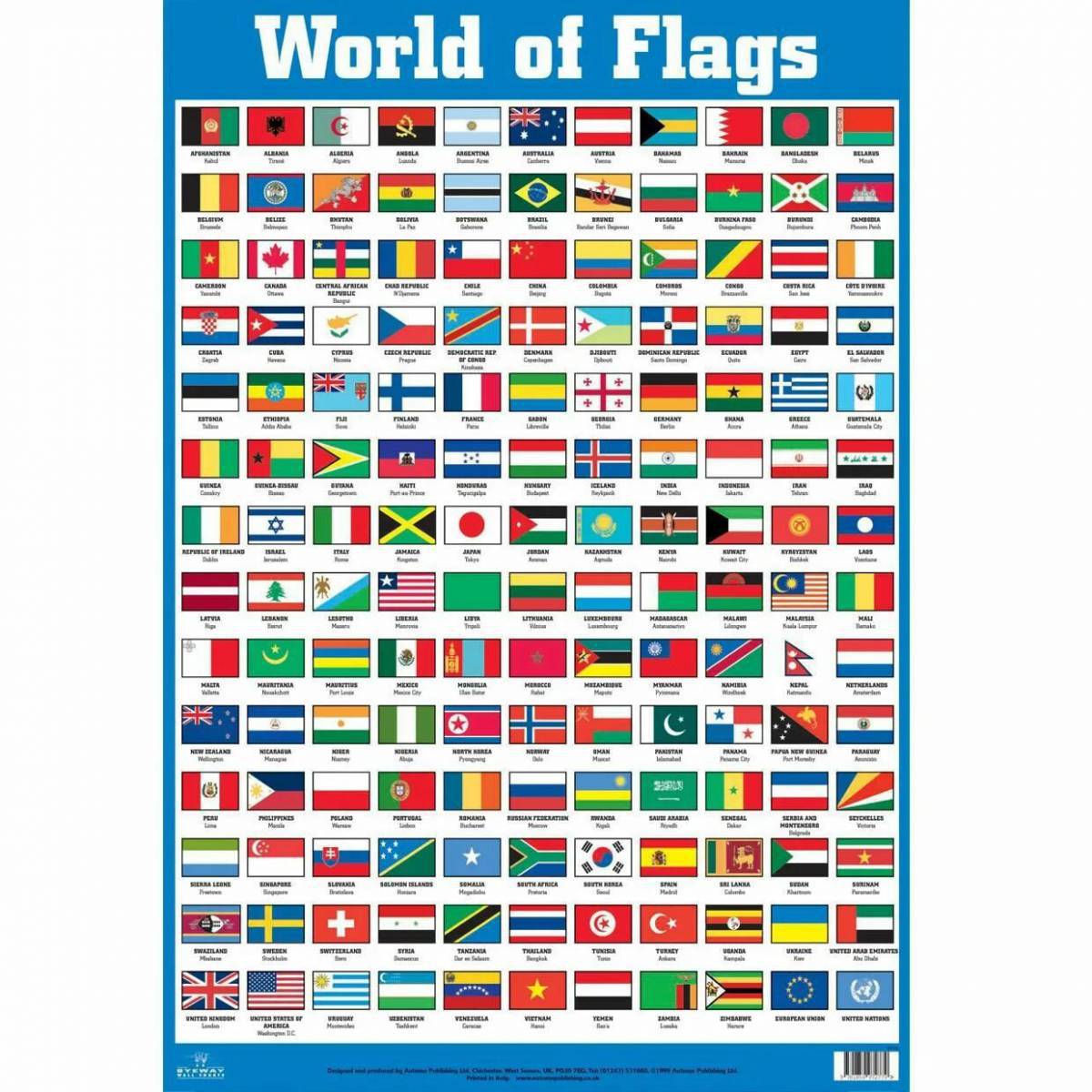 Флаги стран мира для детей #36