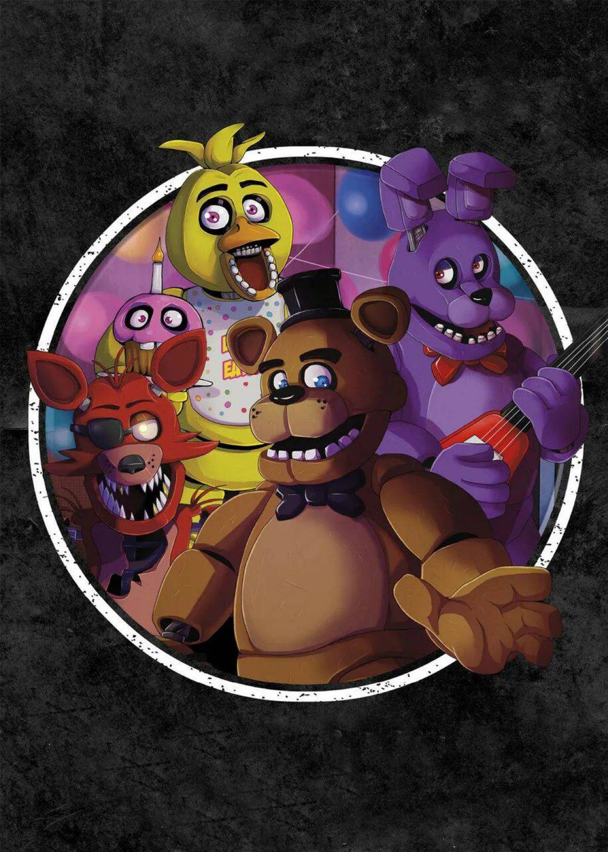 Плакат фнаф 1. Five Nights at Freddy's Постер. Плакат из 5 ночей с Фредди. FNAF постеры. Плакаты ФНАФ.