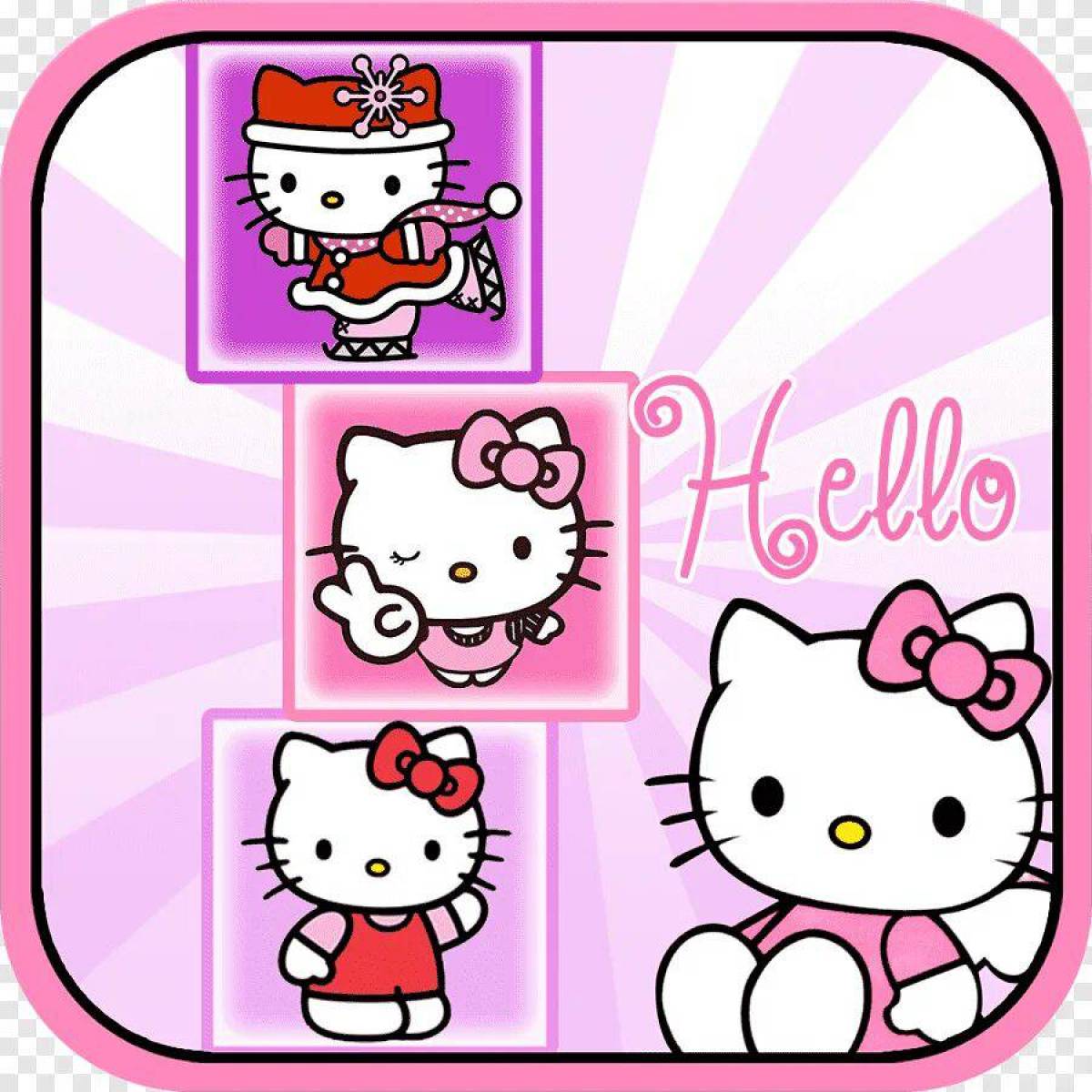 Как зовут зайца из hello kitty белого