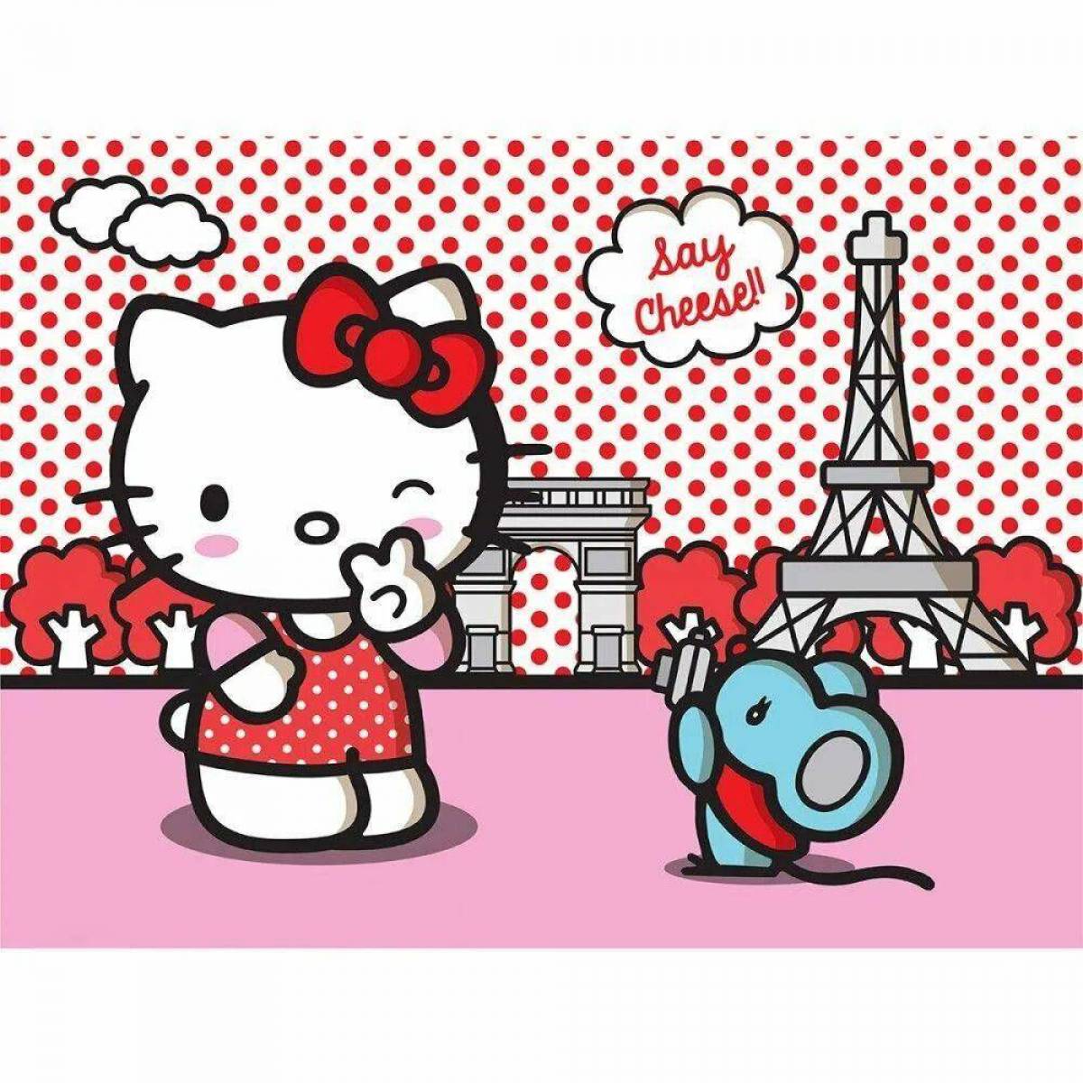 Colonia con atomizador hello kitty