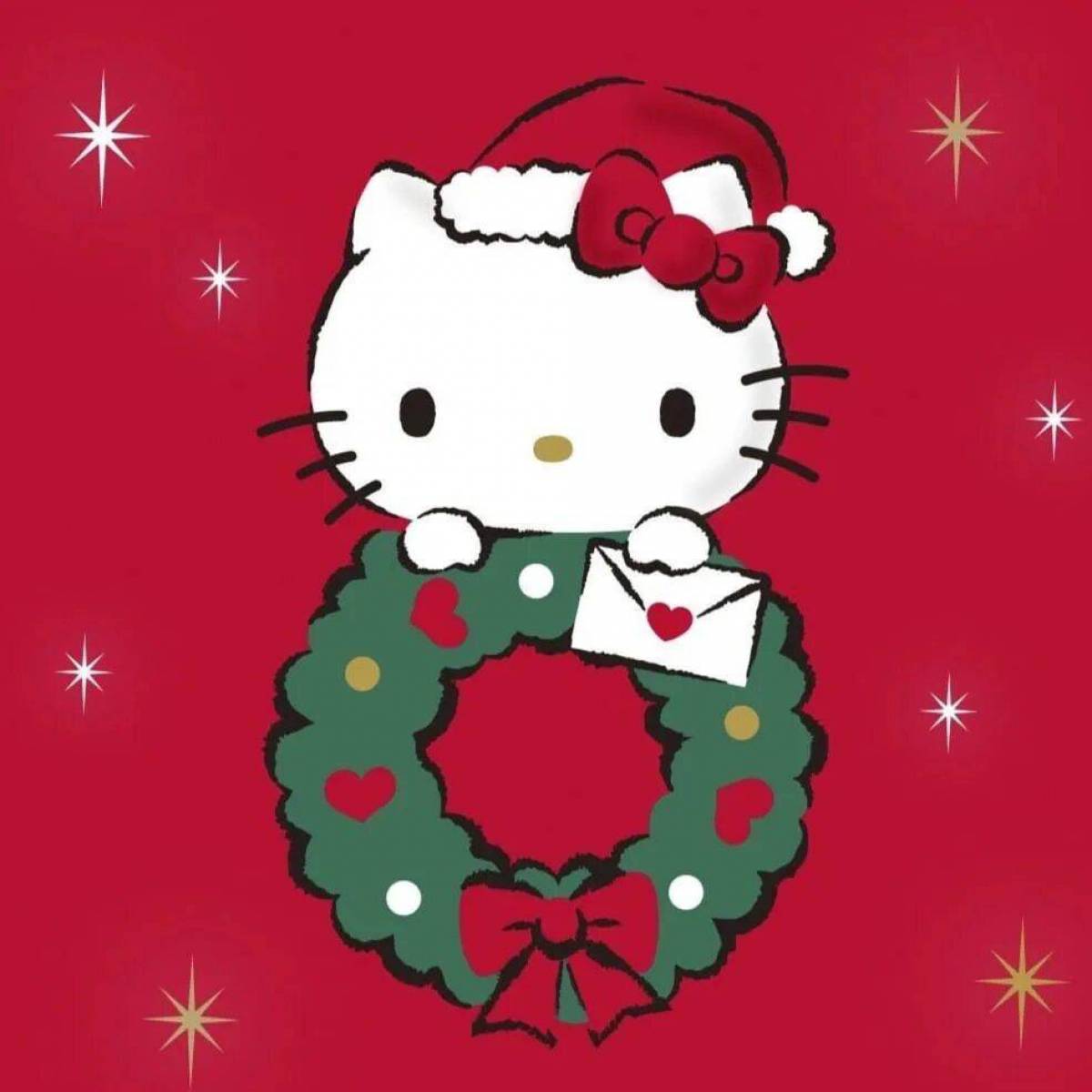 Новогодняя hello kitty. Новогодняя Хелло Китти. Новогодняя Хеллоу Китти. Хелло Китти Рождество. Новогодняя Хелло Китти Пинтерест.