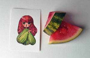 Раскраска фрукты для девочек #3 #544370