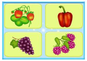 Раскраска фрукты и овощи и ягоды 4 5 лет #3 #544443