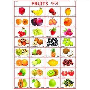 Раскраска фрукты на английском #12 #544520