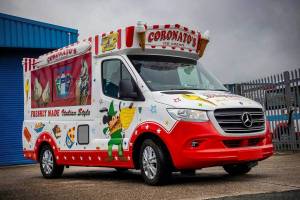 Раскраска фургон с мороженым #1 #544645