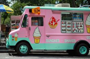 Раскраска фургон с мороженым #17 #544661