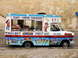 Раскраска фургон с мороженым #22 #544666