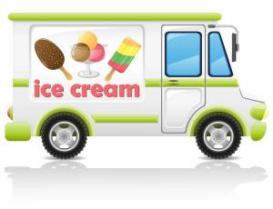 Раскраска фургон с мороженым #26 #544670