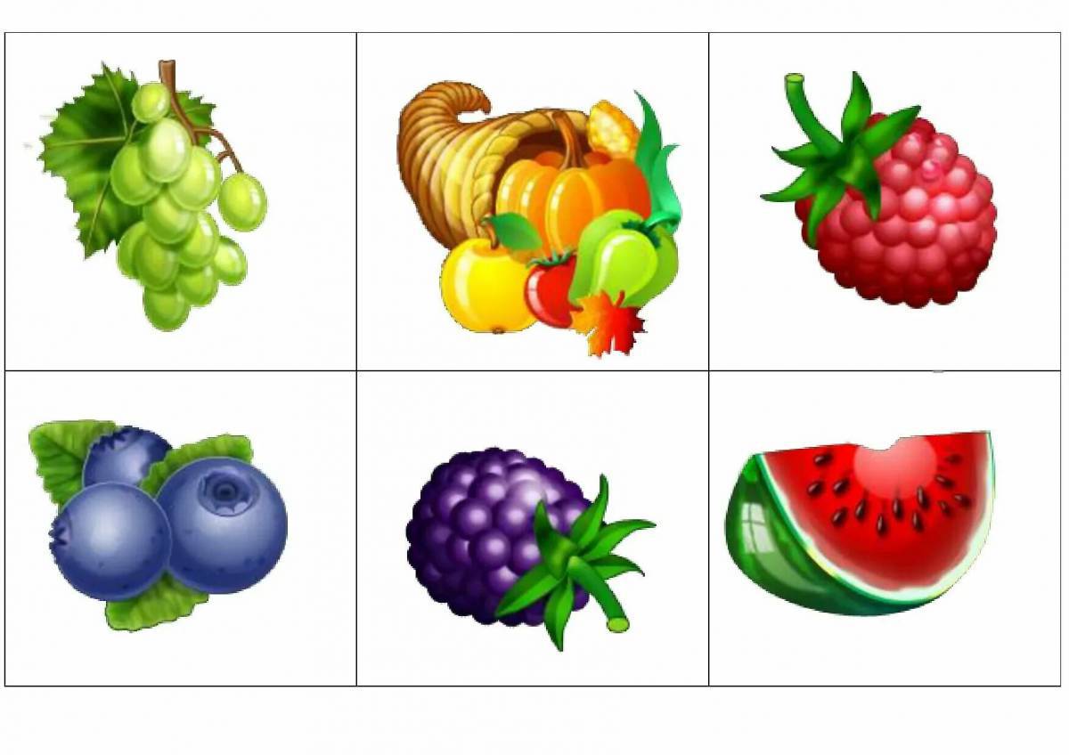 Фрукты и овощи и ягоды 5 6 лет #11
