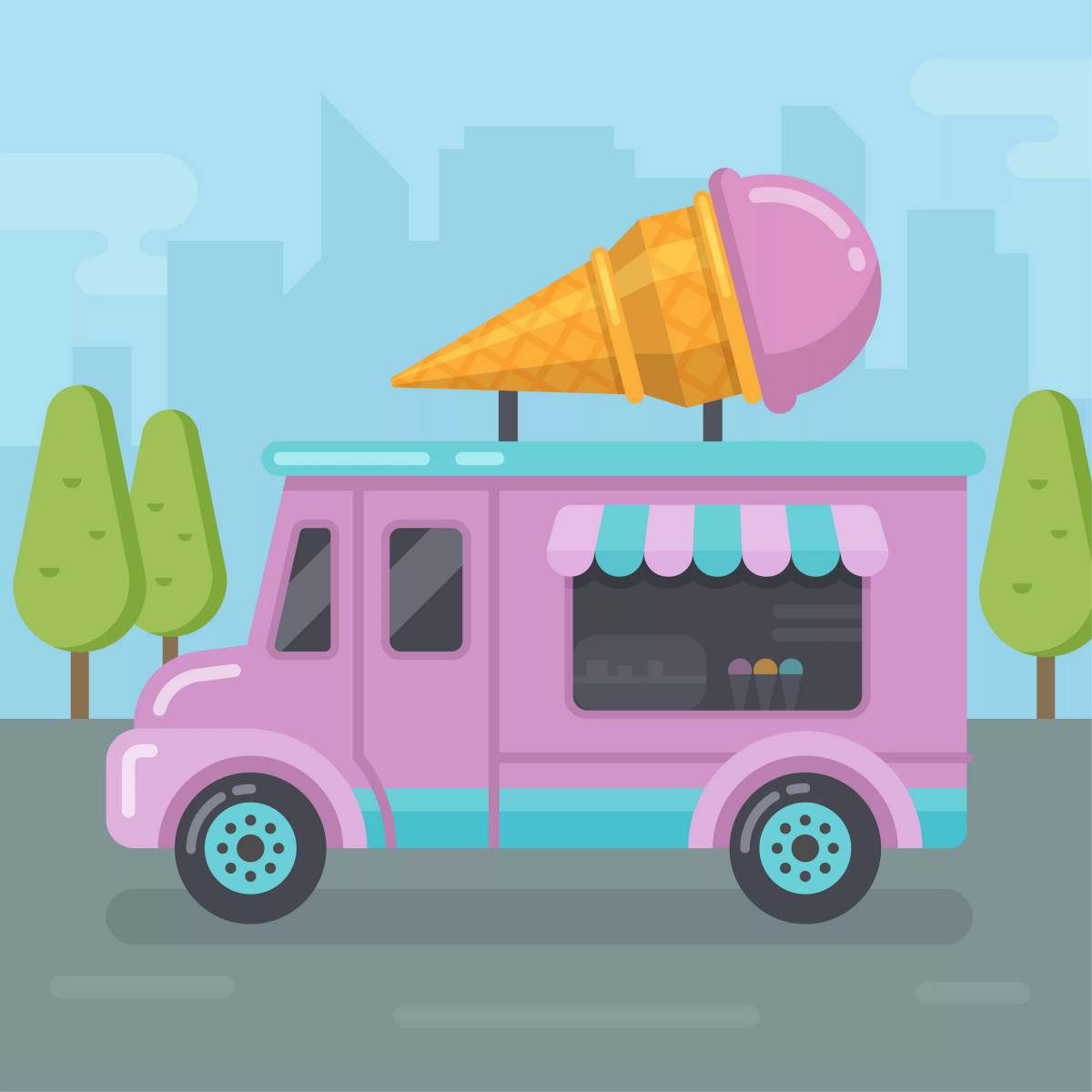 Фургон с мороженым #16