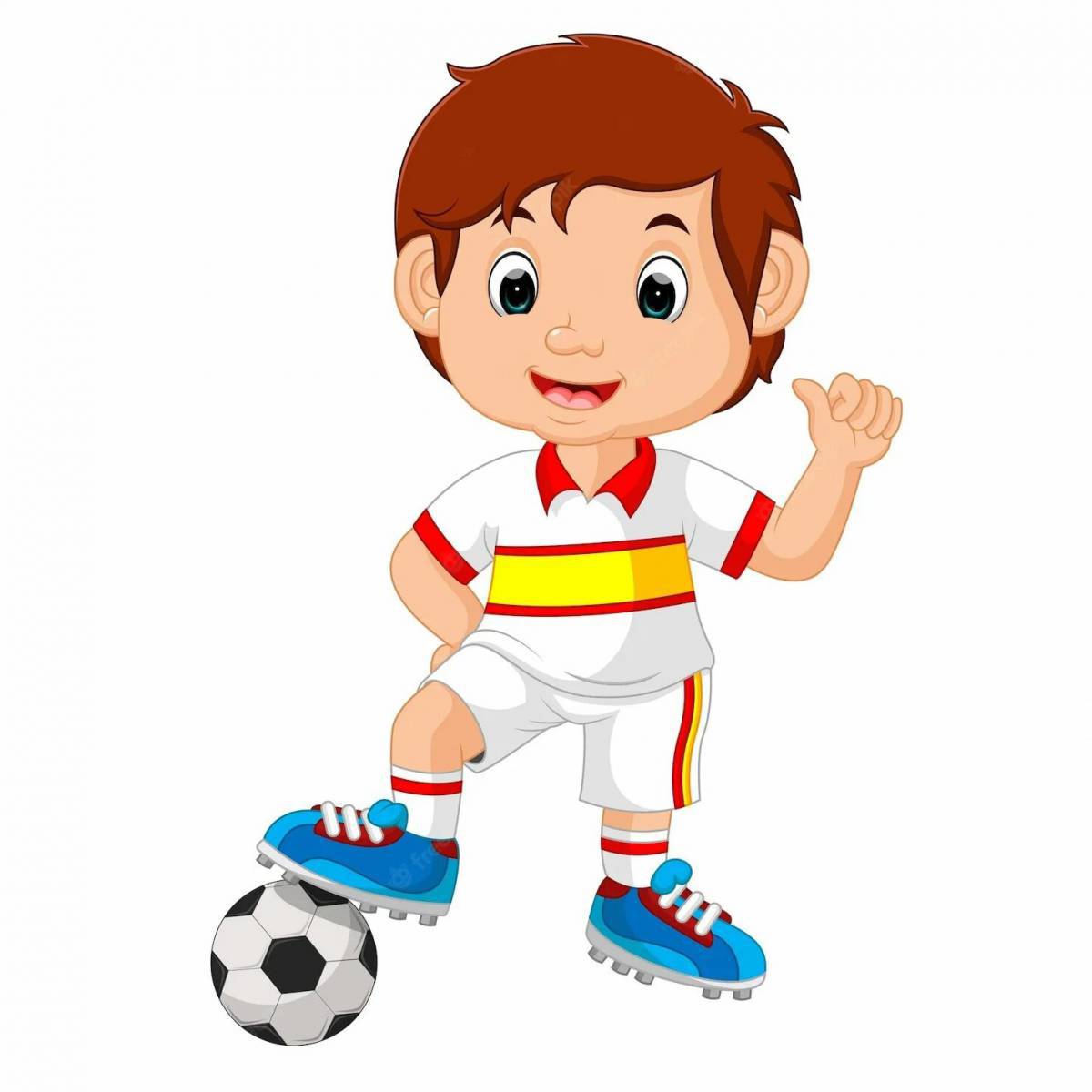 Футболист мальчик #1