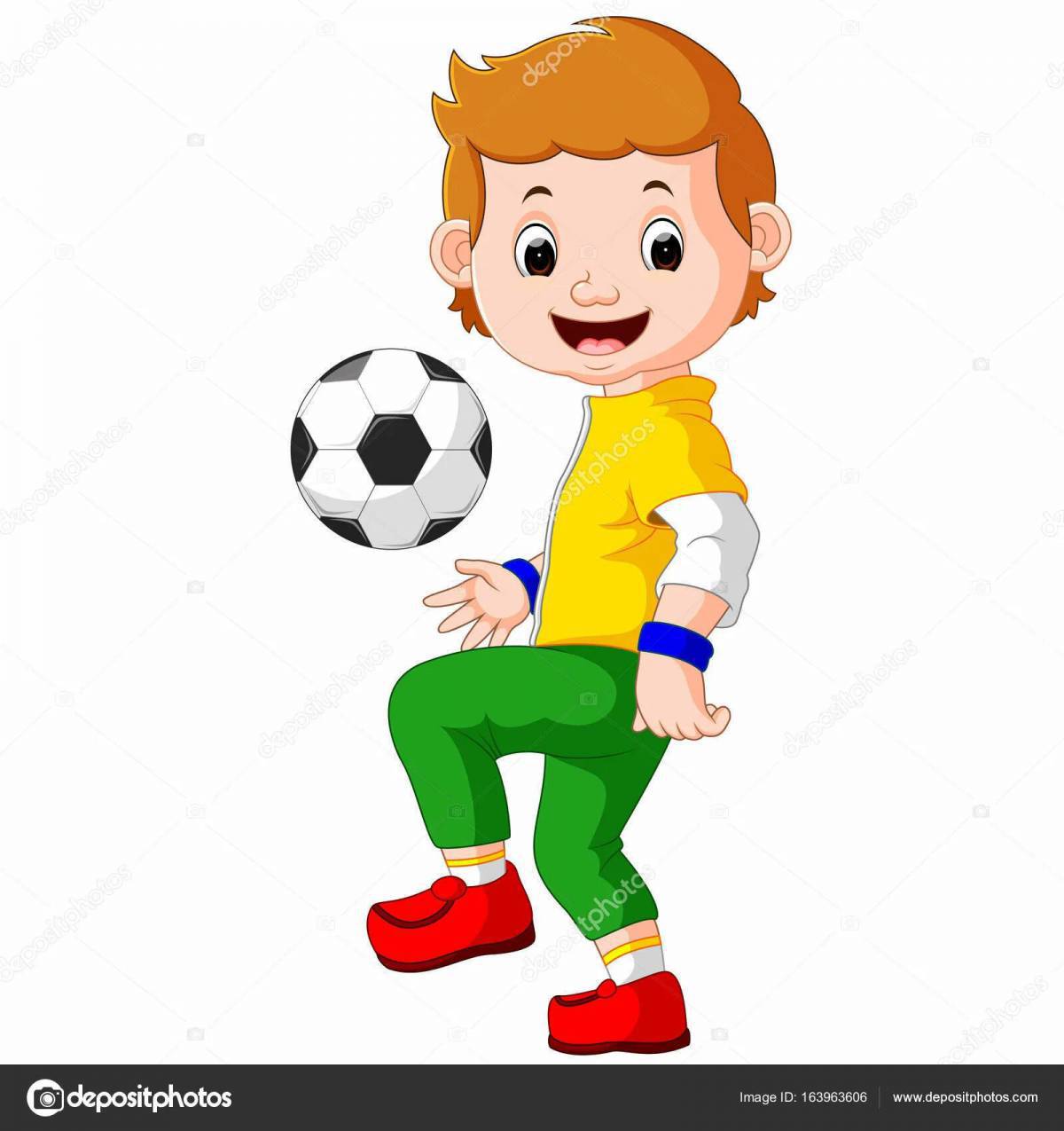 Футболист мальчик #3