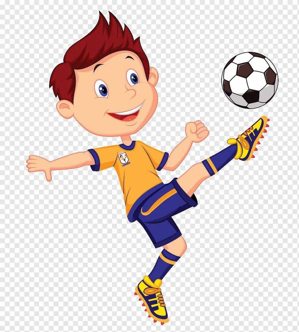 Футболист мальчик #7