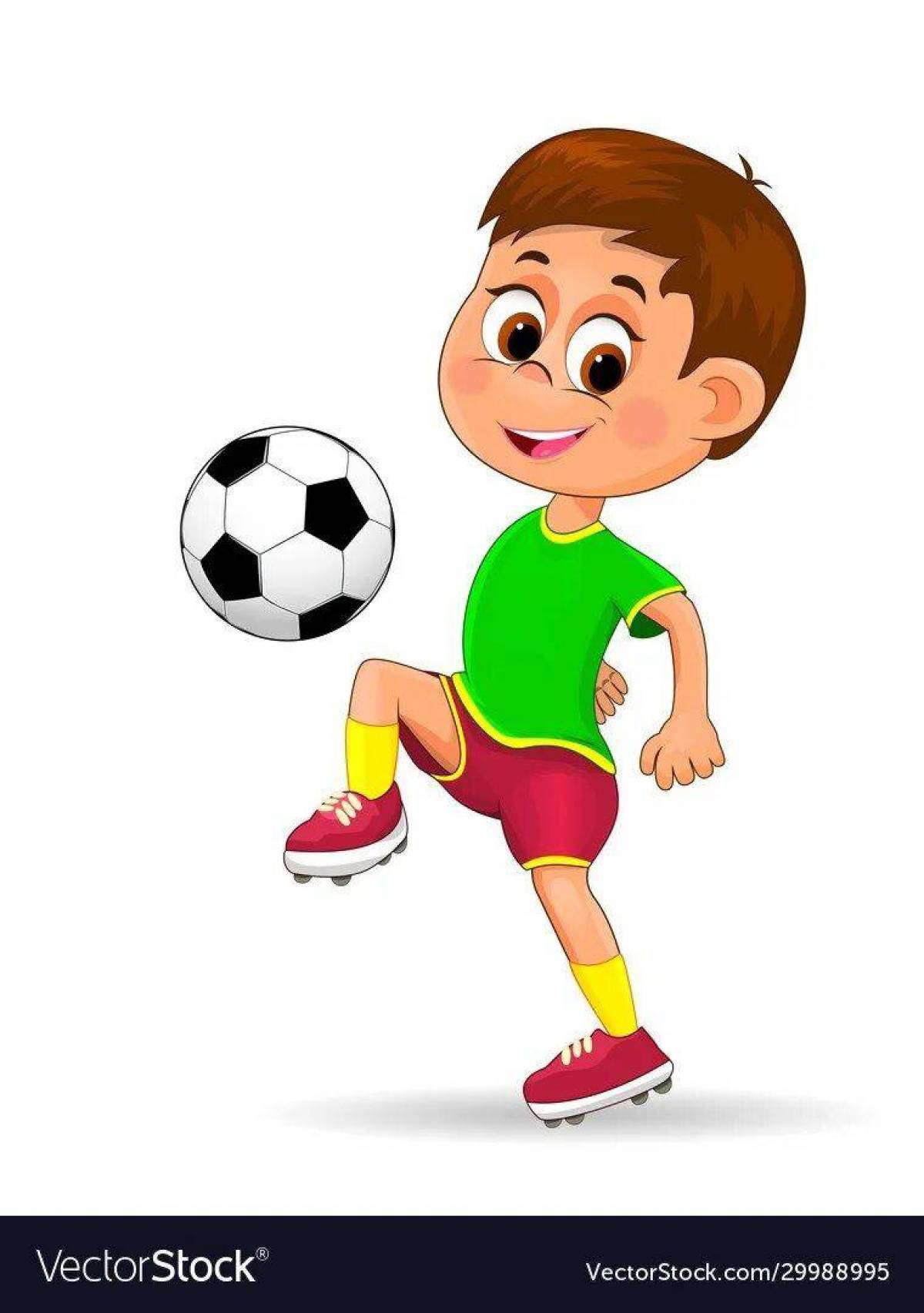 Футболист мальчик #13