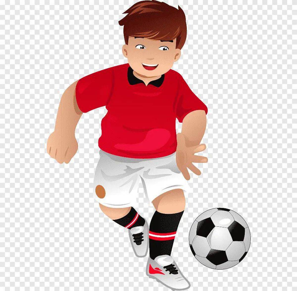 Футболист мальчик #18