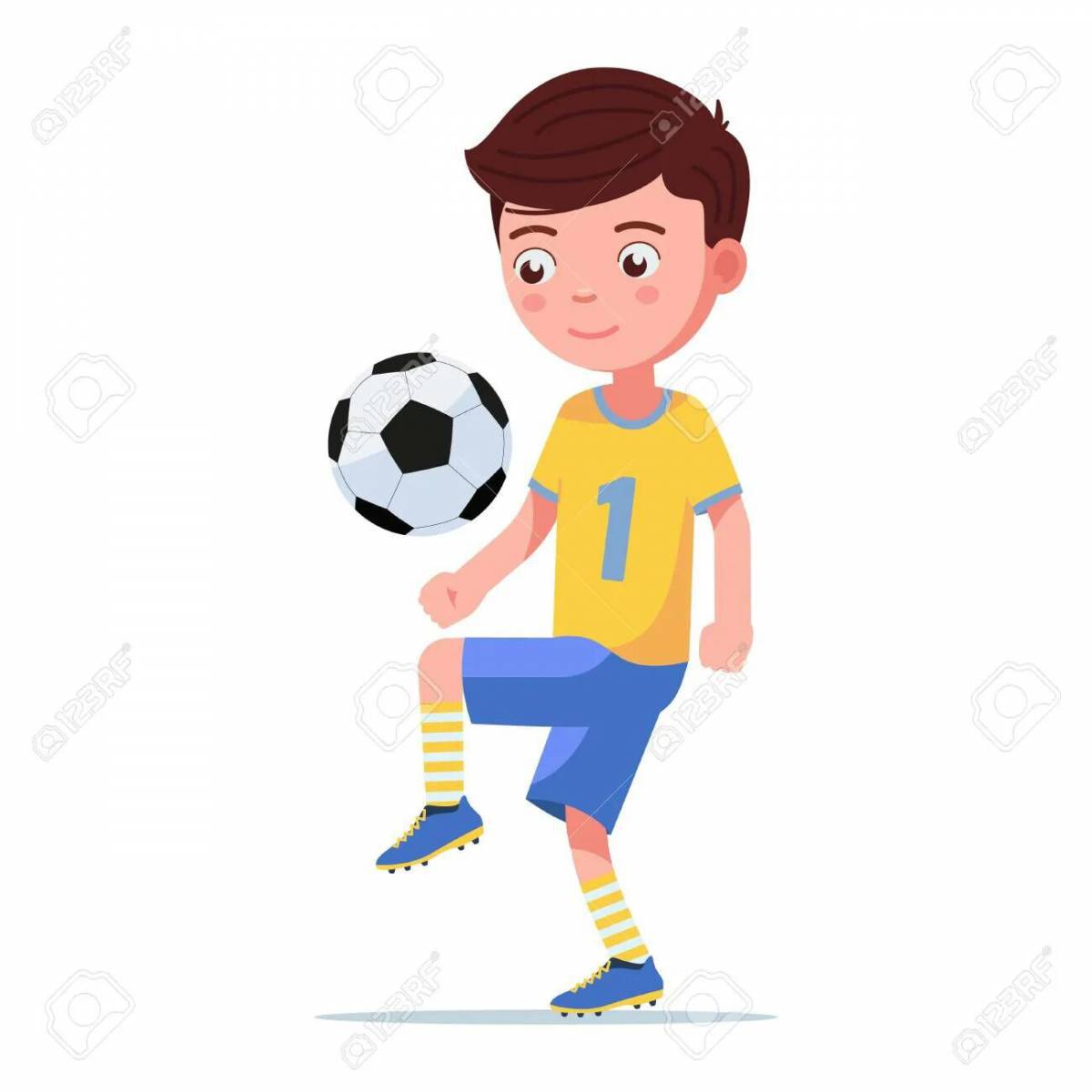 Футболист мальчик #19