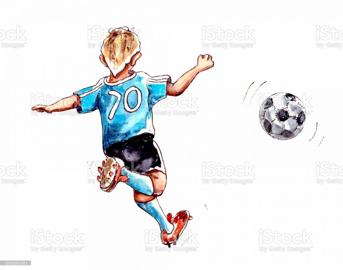 Футболист мальчик #23