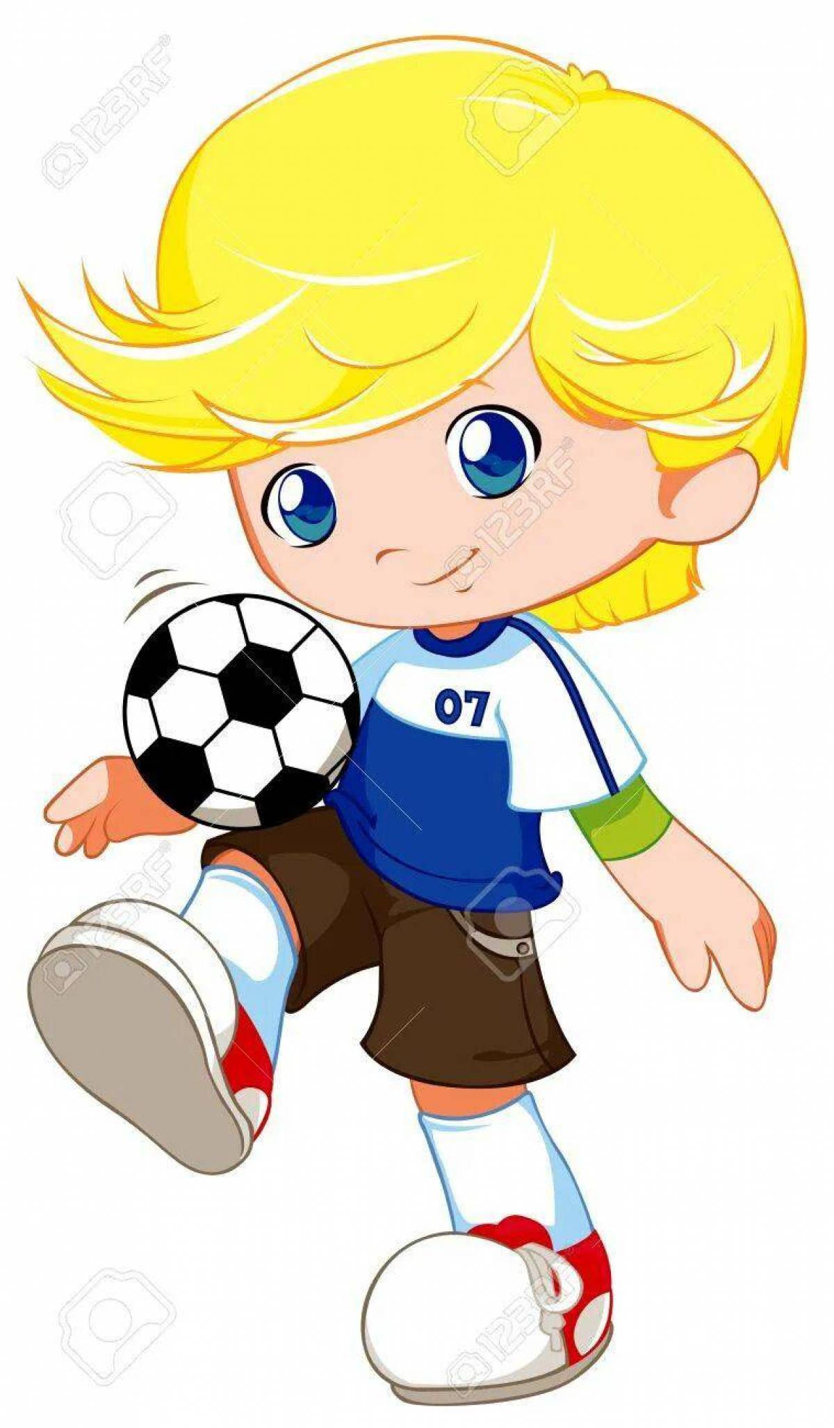Футболист мальчик #31