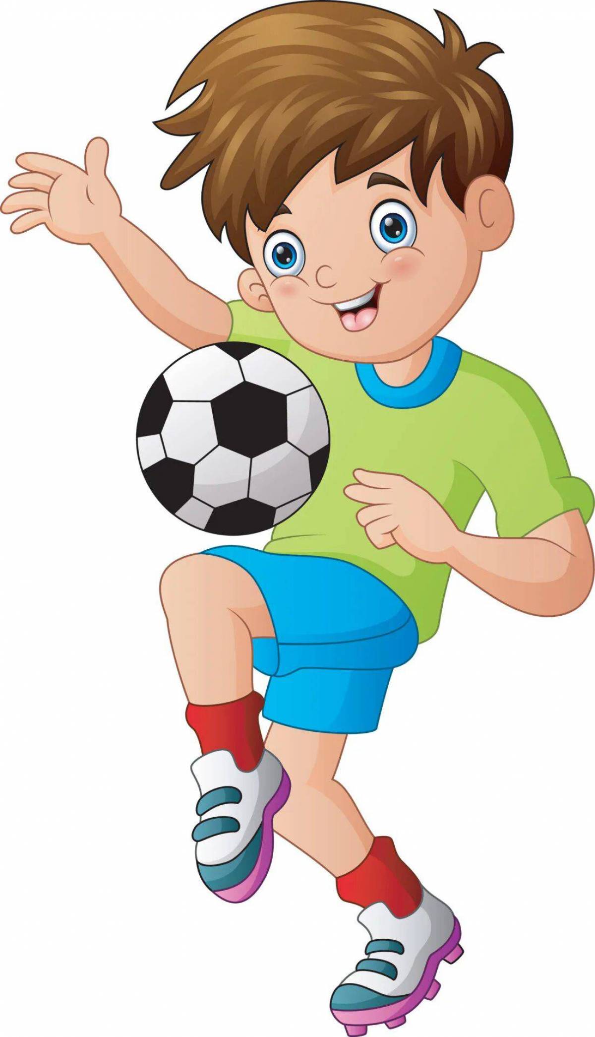 Футболист мальчик #35