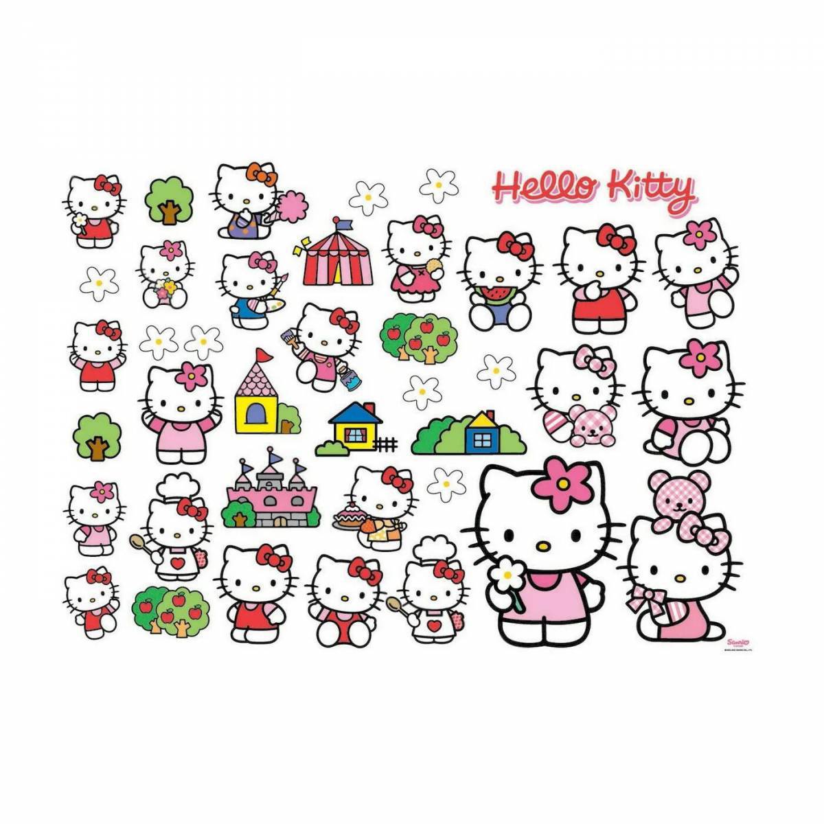 Много картинок hello kitty