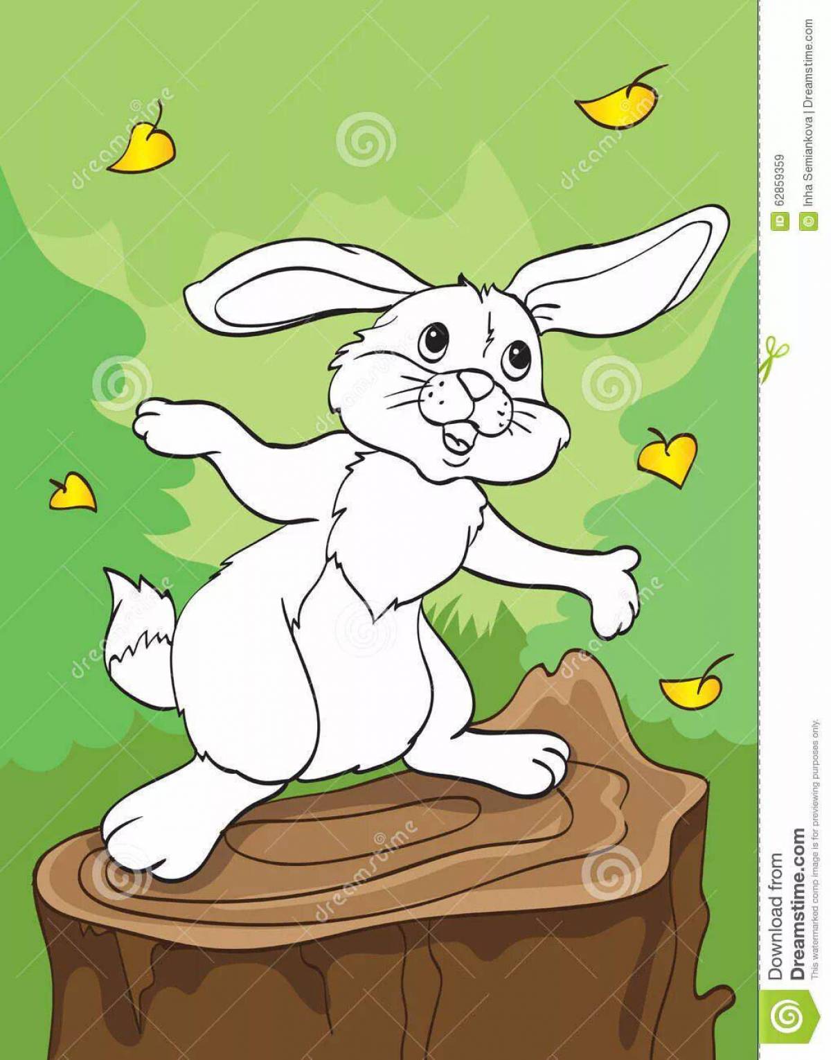 осеева заячья шапка иллюстрации. как нарисовать зайца на пеньке. анита джерам (anita jeram). храбрый заяц на пеньке. заяц рисунок.