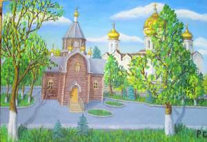 Раскраска храм для детей православный #11 #550186
